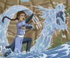 Katara является мощным воды - Бендер, который сопровождает Аанга с братом Сокка